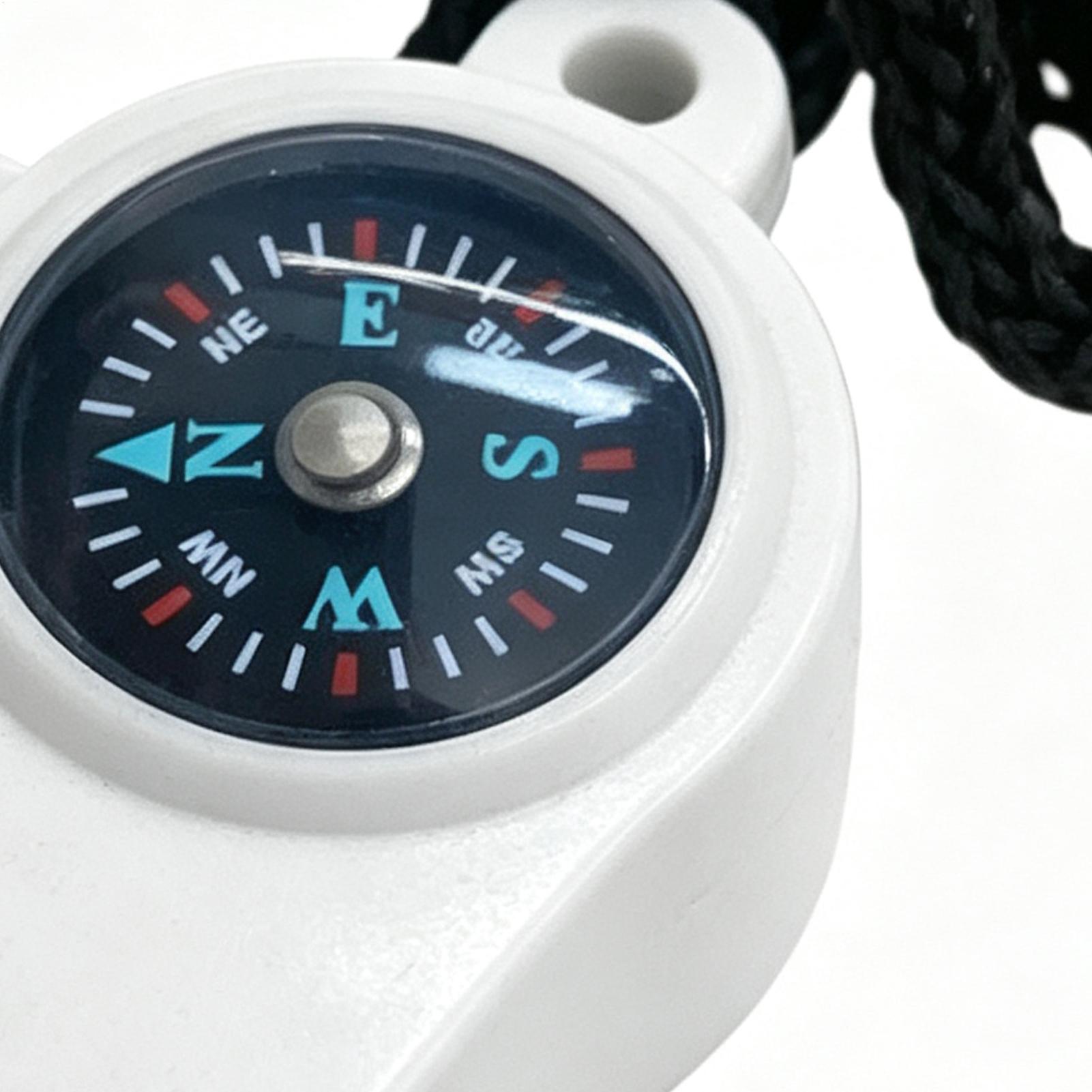 Outdoor Hunting And Fishing - Safety Whistle Multi-Functional Loud Waterproof Compass