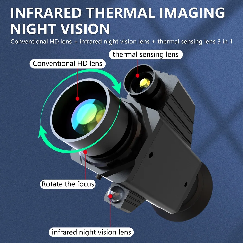 Outdoor Hunting Images - 4K UHD Infrared Thermal Imager Night