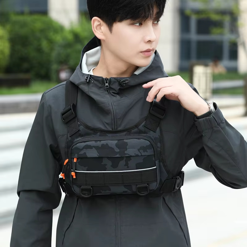 Outdoor Hunting And Fishing - Cycling Front Chest Vest Tactical Backpack