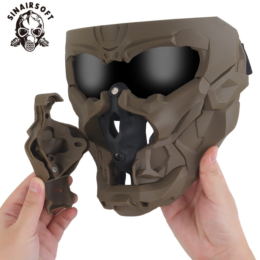SINAIRSOFT Tactical Mask Cospl - đánh giá và giá Outdoor Hunting Movies