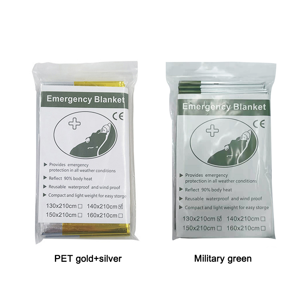 Foil Survive First Aid Kit Lig - đánh giá và giá Outdoor Hunting Blanket
