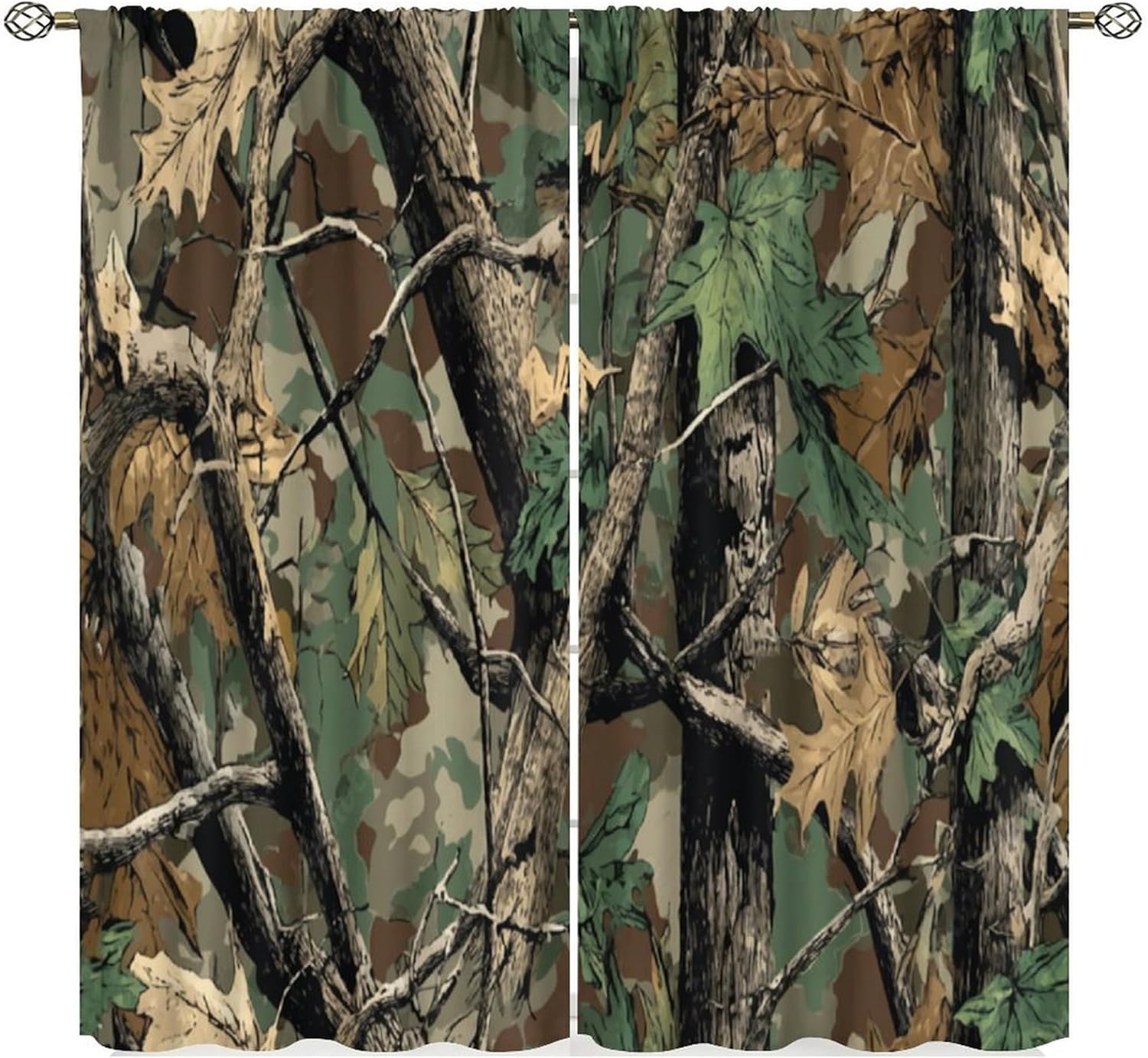 Forest Camouflage Curtains, Fo - đánh giá và giá Hunting And Camping In Forest