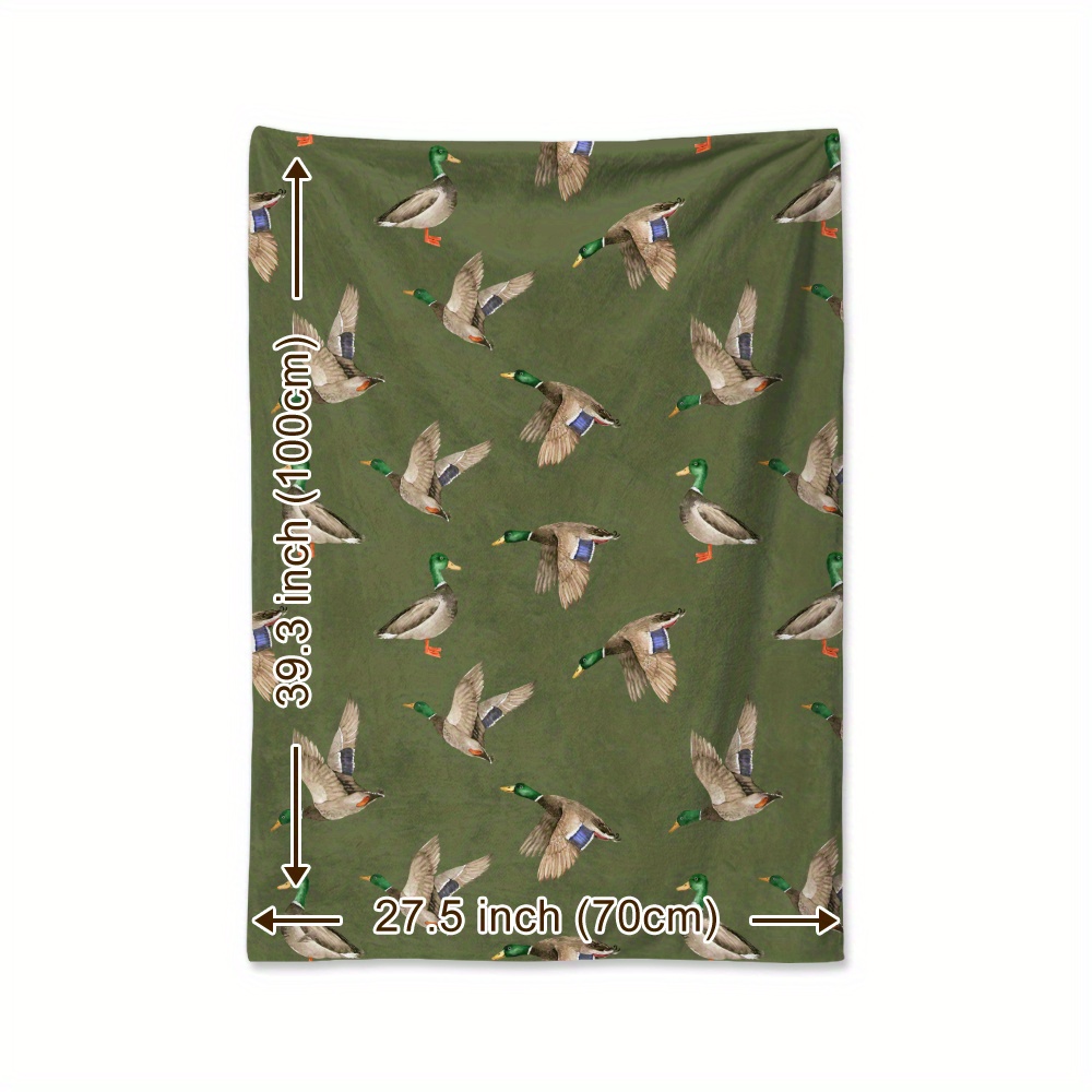 Mallard Duck Fleece Blanket Hu - đánh giá và giá Outdoor Hunting Blanket