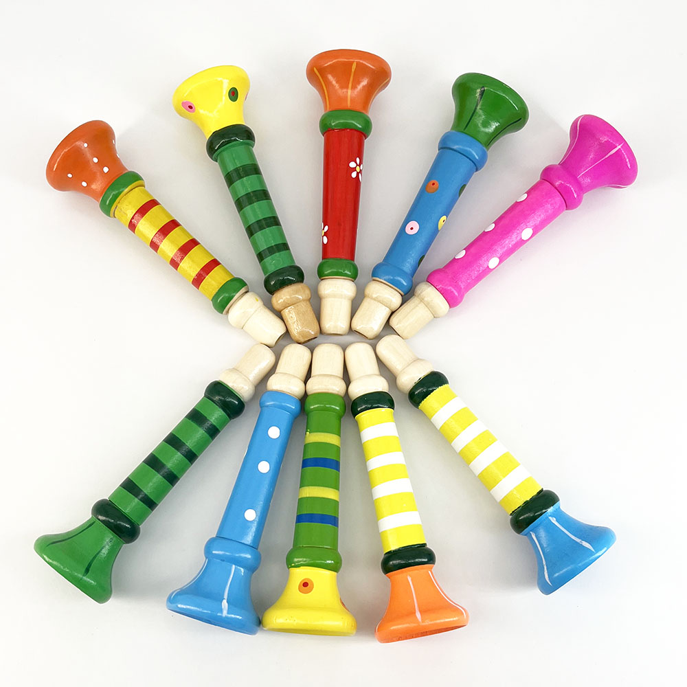 Wooden Trumpet Children Toy Ho - đánh giá và giá Game Call Whistle