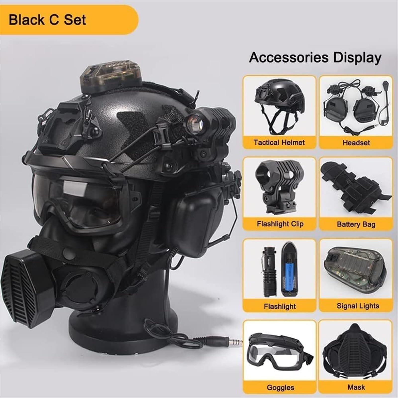 Airsoft Helmet Set with Noise  - đánh giá và giá Outdoor Hunting Movies