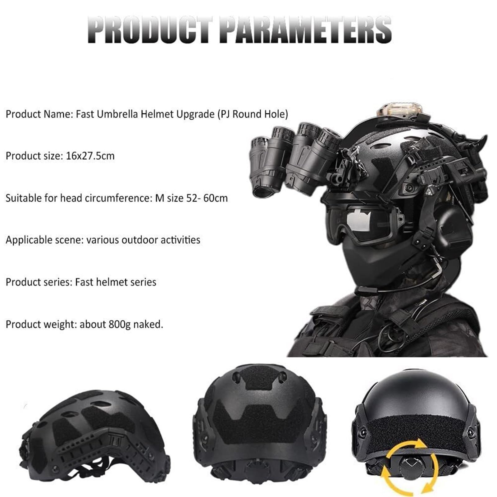 Airsoft Helmet Set with Noise  - đánh giá và giá Outdoor Hunting Movies