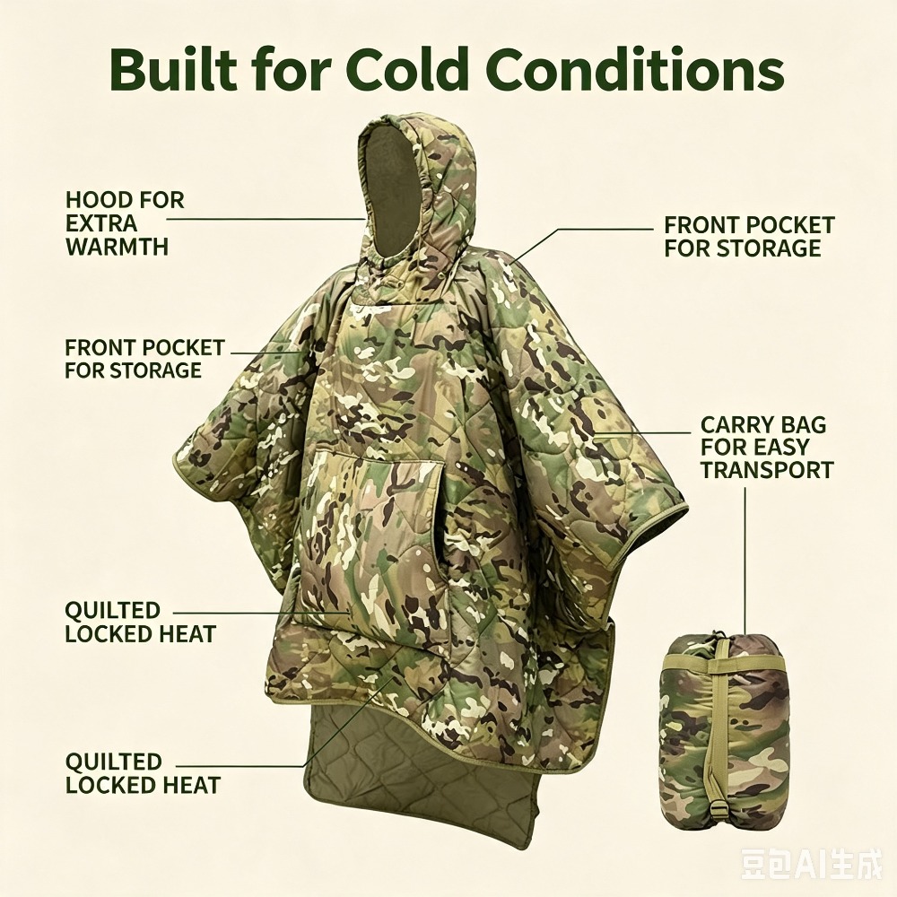 Camo Blanket Waterproof Insula - đánh giá và giá Outdoor Hunting Blanket