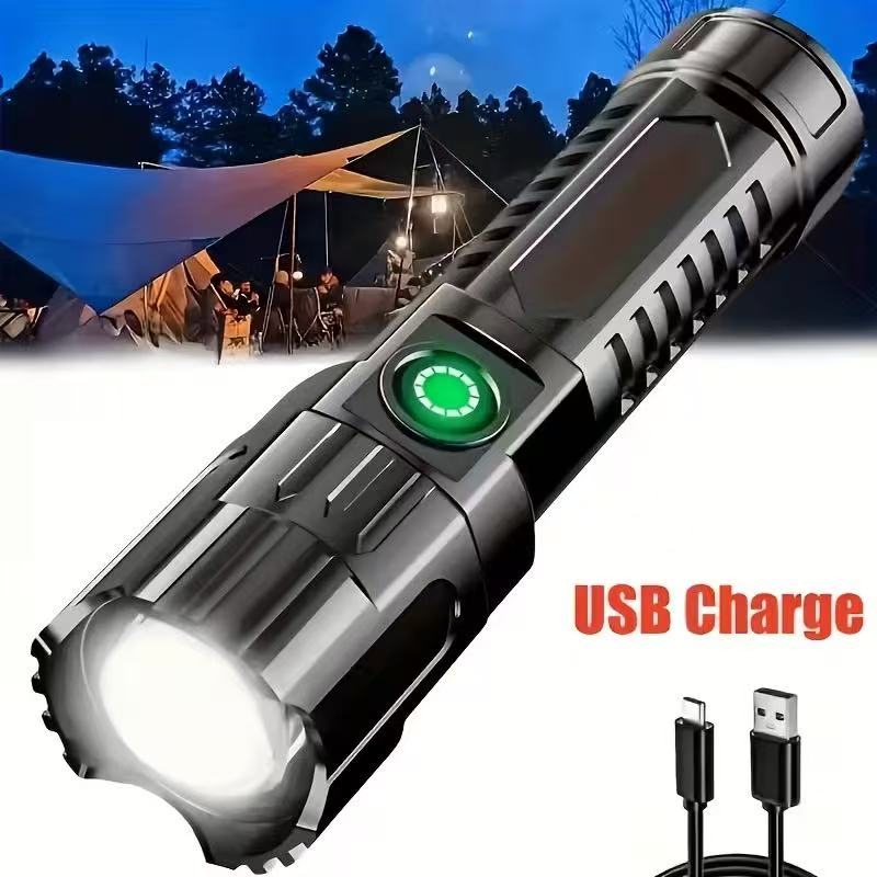 New High-power Led Flashlight  - đánh giá và giá Outdoor Hunting And Fishing