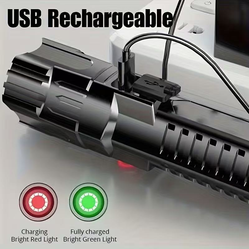 New High-power Led Flashlight  - đánh giá và giá Outdoor Hunting And Fishing