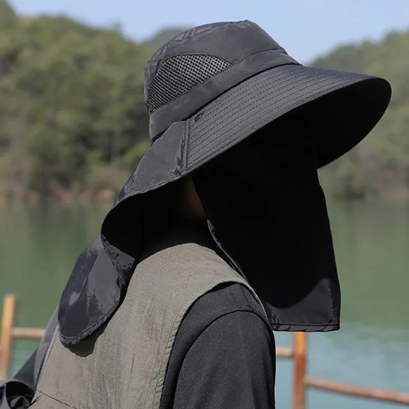 Summer Sun Hats UV Protection  - đánh giá và giá Outdoor Hunting And Fishing