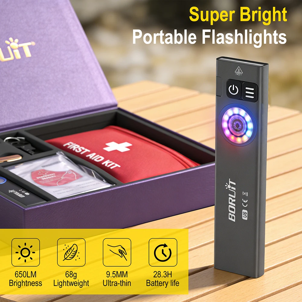 Boruit U8 Outdoor Flashlight I - đánh giá và giá Outdoor Hunting Blanket