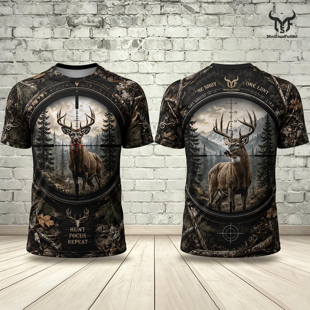New Outdoor Hunting Men's T-Sh - đánh giá và giá Hunting And Camping In Forest