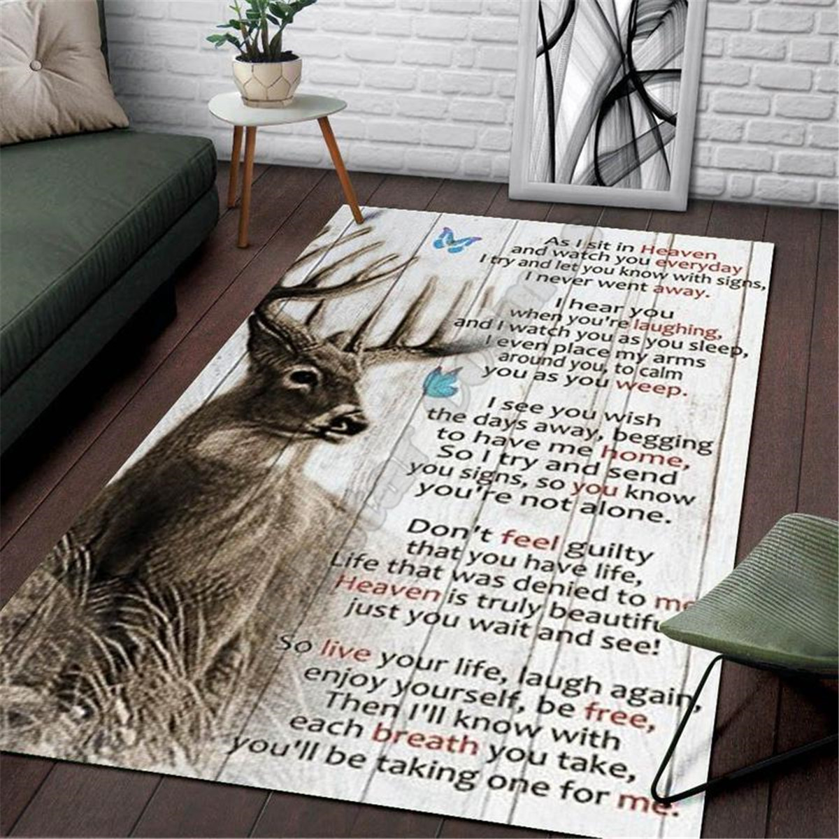 Deer Hunting Area Rug 3d print - đánh giá và giá Hunting Outdoor Mat