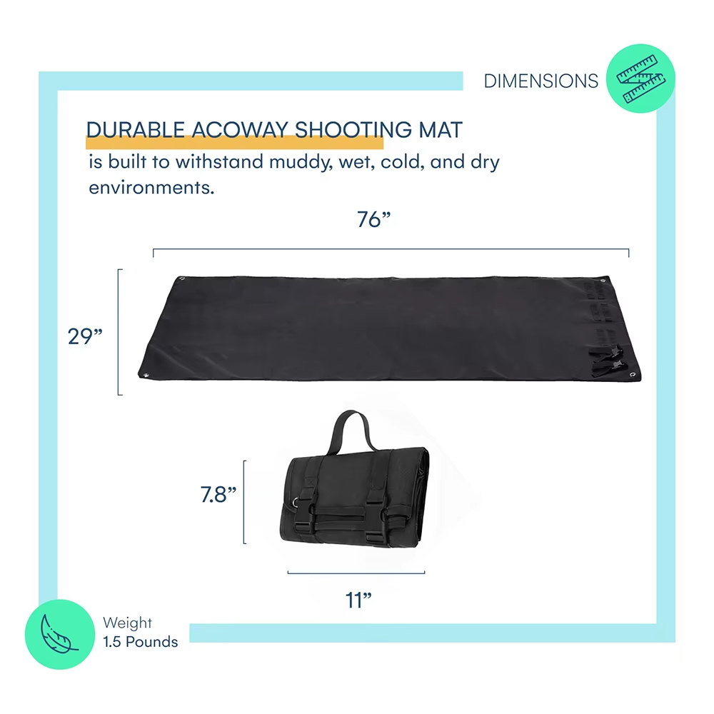 Airsoft Roll-Up Shooting Mat f - đánh giá và giá Hunting Outdoor Mat