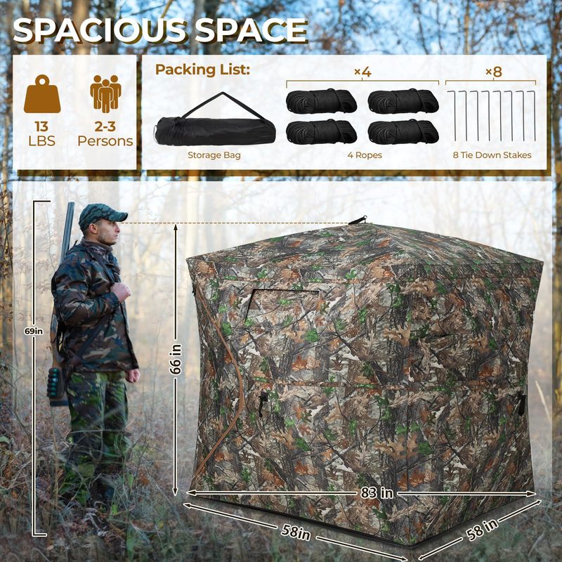 Outdoor Camouflage Shooting Bi - đánh giá và giá Hunting And Camping In Forest