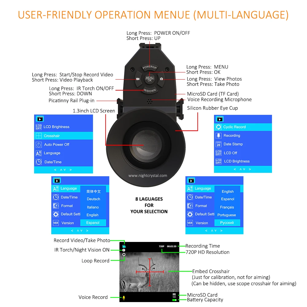 Megaorei 3B NK007s Military Ni - đánh giá và giá Crossbow Scope Sight